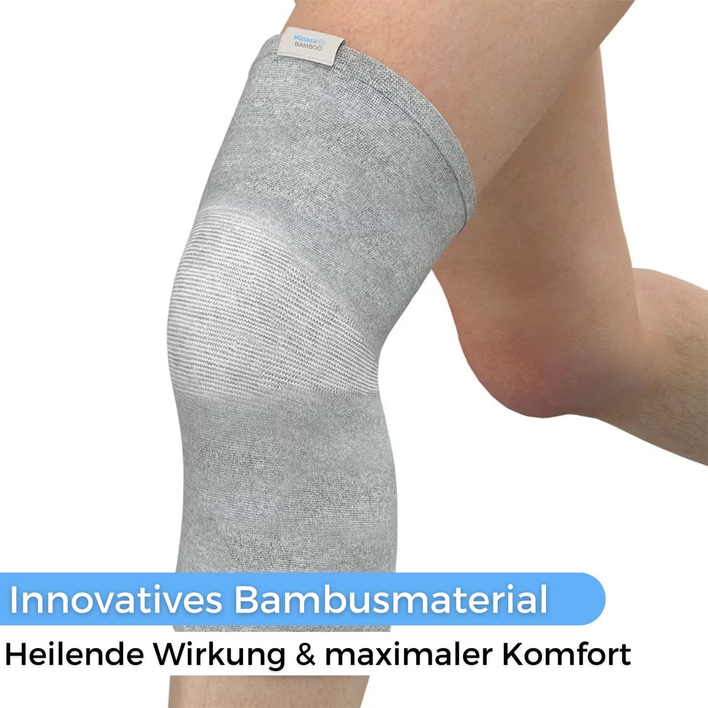 THARAH - Bambus Kniebandage mit Kompression
