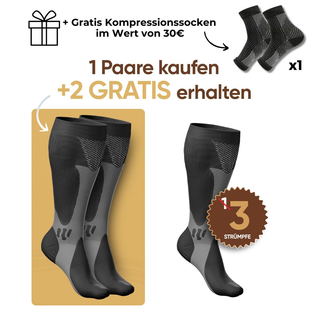 THARAH - Kompressionsstrümpfe für schmerzfreie Beine und Füsse