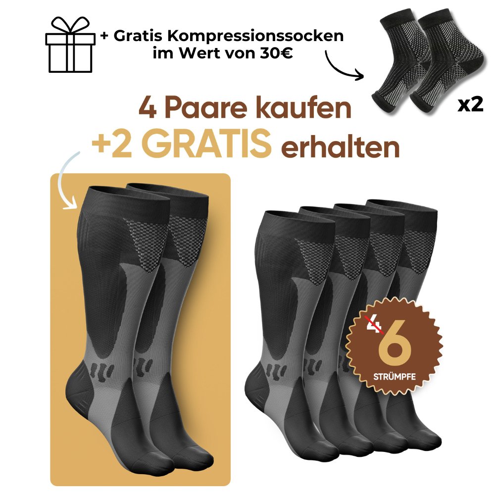 THARAH - Kompressionsstrümpfe für schmerzfreie Beine und Füsse
