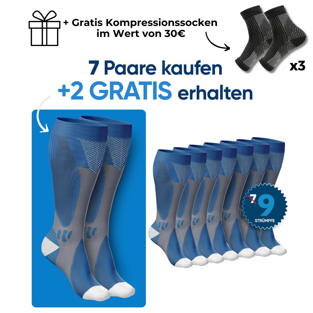 THARAH - Kompressionsstrümpfe für schmerzfreie Beine und Füsse