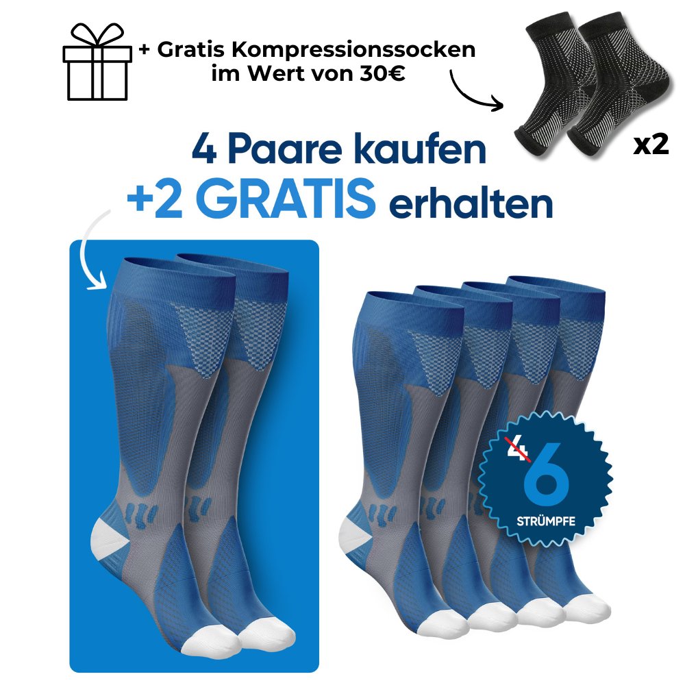 THARAH - Kompressionsstrümpfe für schmerzfreie Beine und Füsse