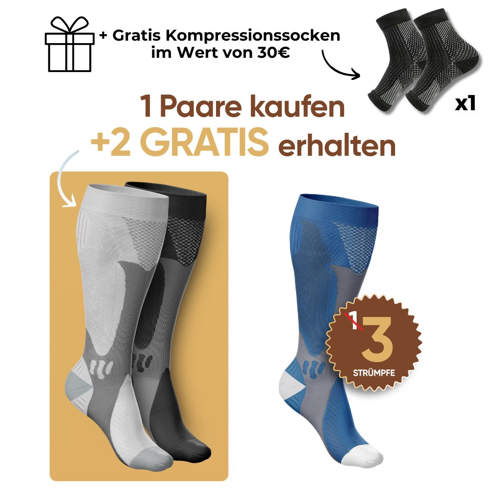 THARAH - Kompressionsstrümpfe für schmerzfreie Beine und Füsse