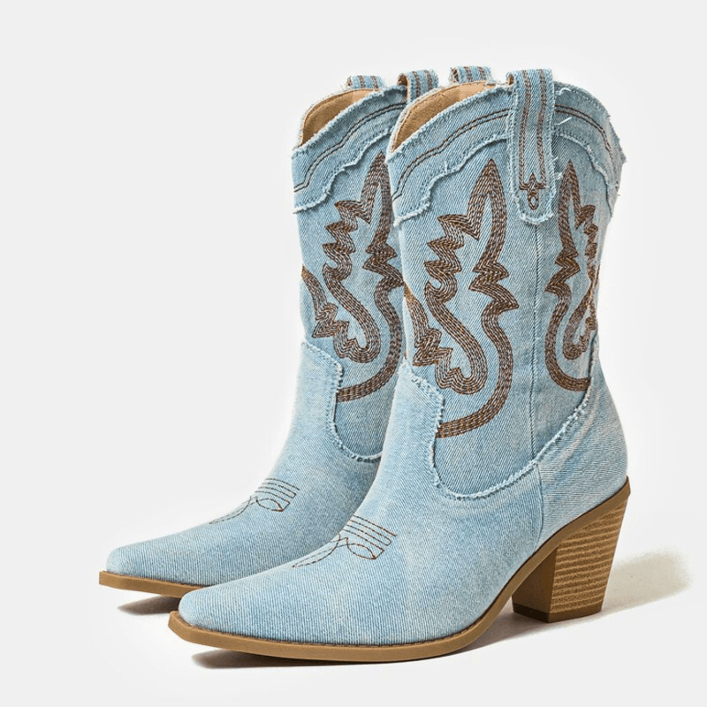 Veloria Denim-Stiefeletten