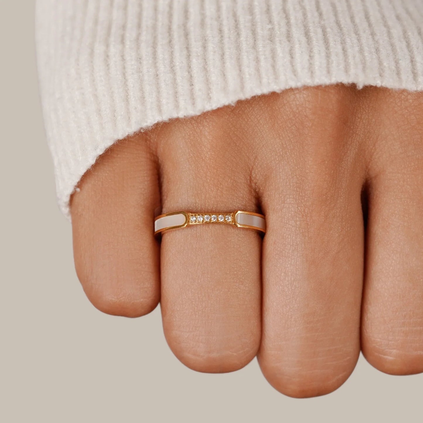 Ivette™ | Perlen- und Kristallring