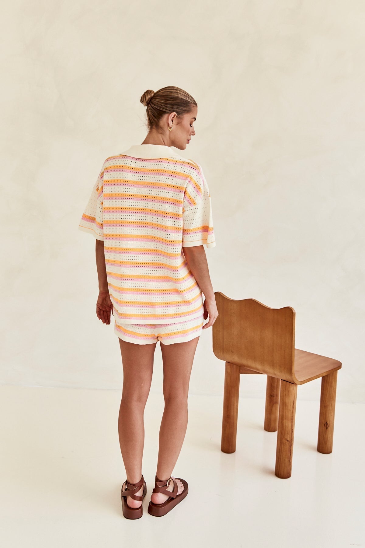 THARAH Leichtes Strick-Ensemble: Eleganz & Komfort für Frühling/Sommer
