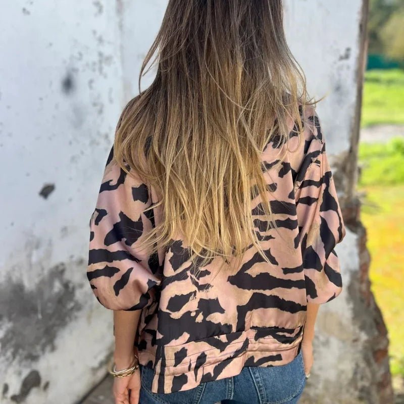 Mystique & Co™ Zebra-Print Jacke