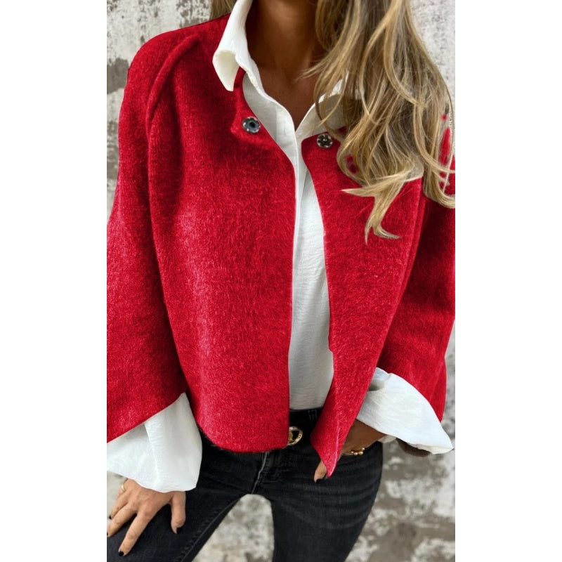 Elise™ | Schicker Kurzmantel mit Flare-Ärmeln