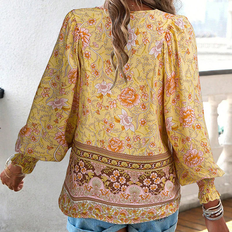 THARAH | stylische Damenbluse mit Muster