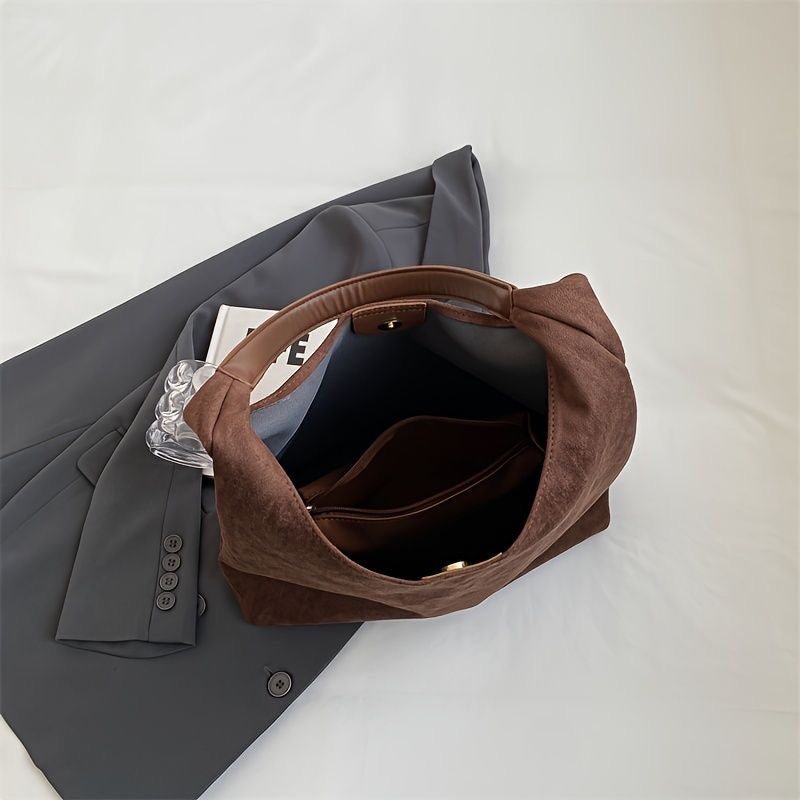 Alette | Stilvolle Wildleder-Tote-Tasche