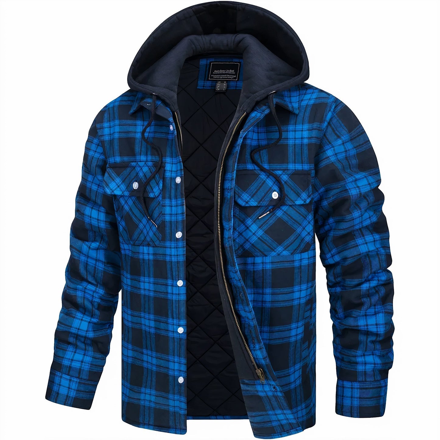 Julius™ | Trendige karierte Jacke mit gemütlichem Reißverschluss für einen stilvollen Look