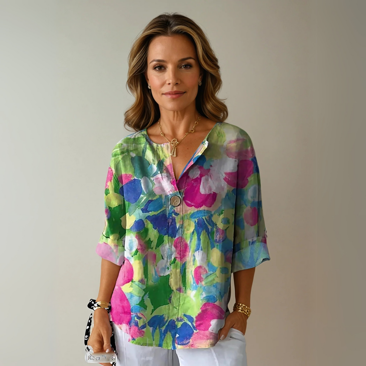 Arlene™ | Schicke Bluse mit Blumenmuster