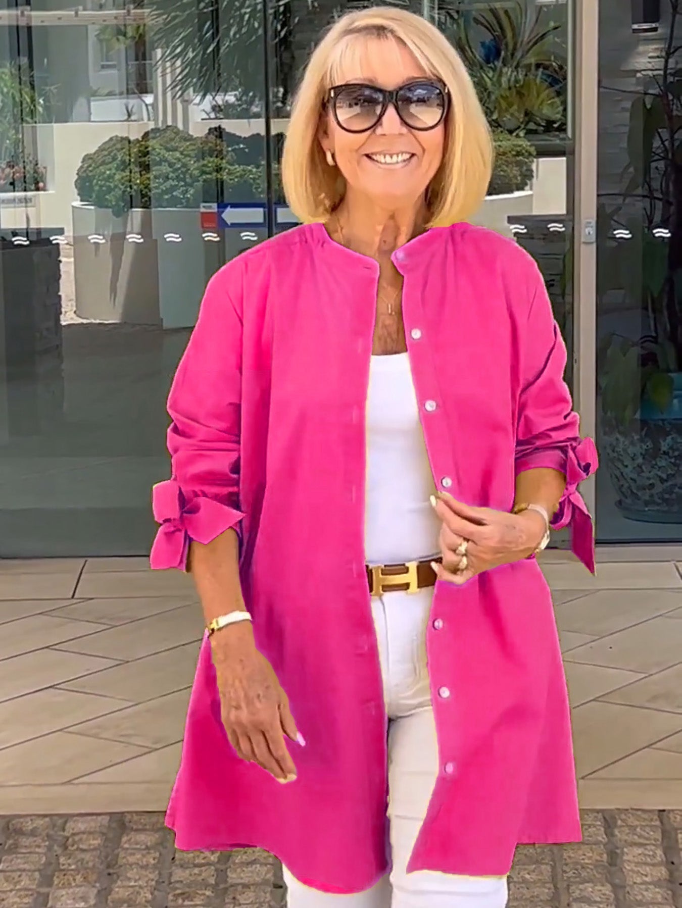 Lucia™ - Tunika-Shirt mit Knopfleiste