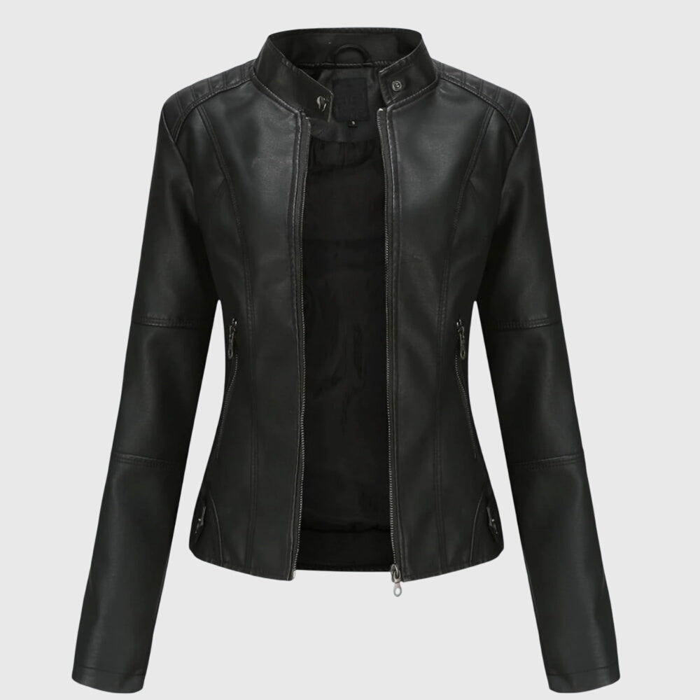 Giorgina™ – Stilvolle Lederjacke für Damen