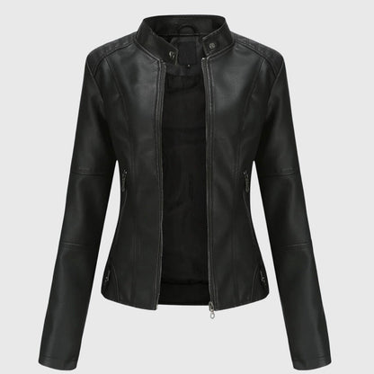 Giorgina™ – Stilvolle Lederjacke für Damen