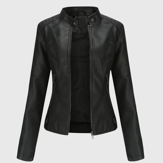Giorgina™ – Stilvolle Lederjacke für Damen