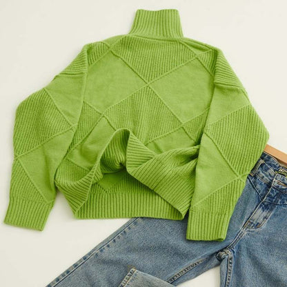 Jorinde | Strickpullover mit hohem Kragen