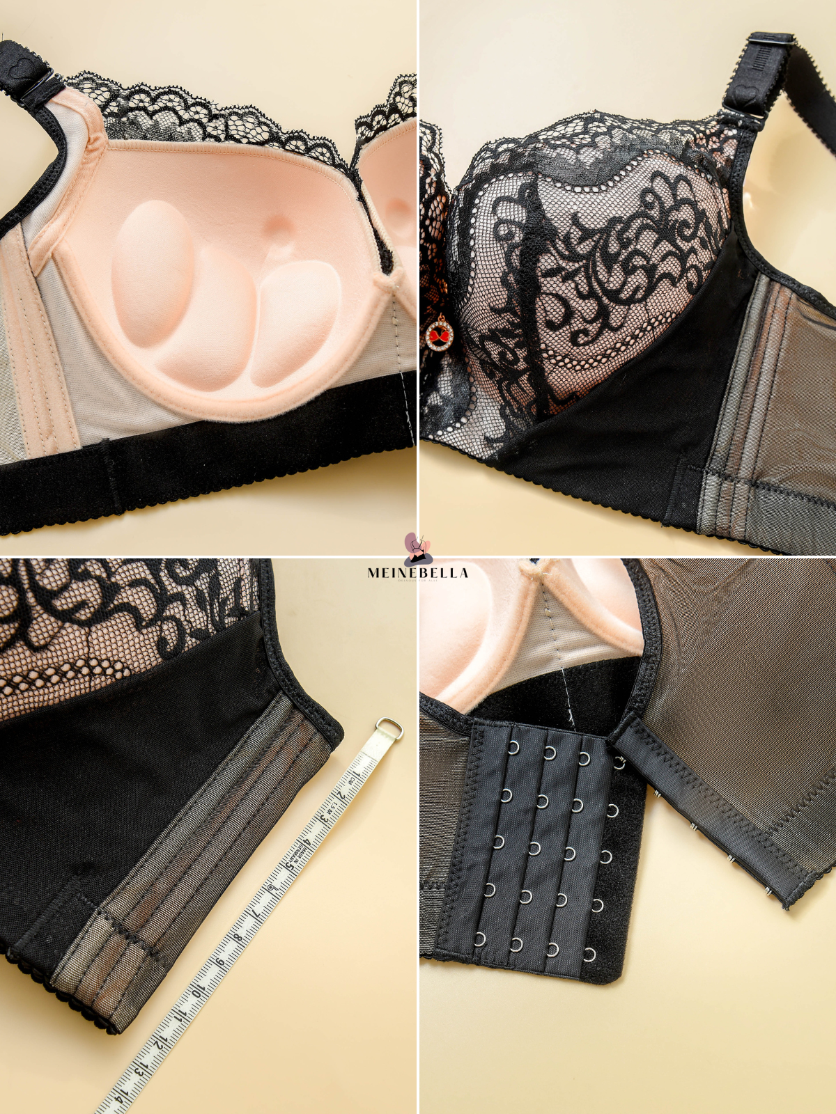 THARAH | Push-Up BH mit Spitze