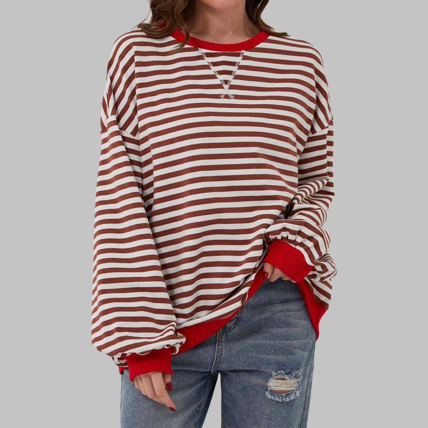 Lisa | Gestreifter Pullover