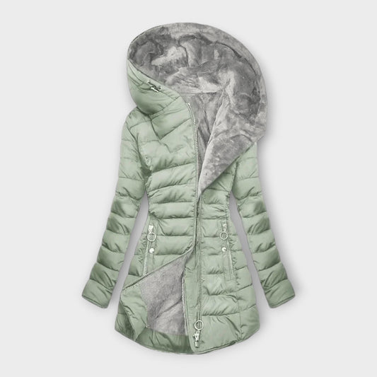 Ava | Elegant Fur-Lined Coat