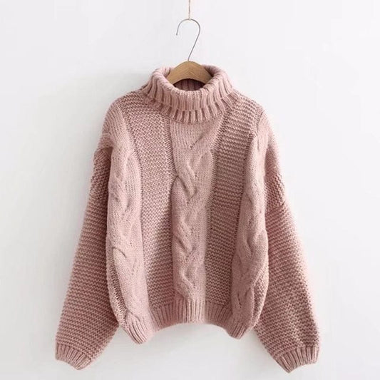 Camden Bequeme-Rollkragenpullover mit Twist-Muster