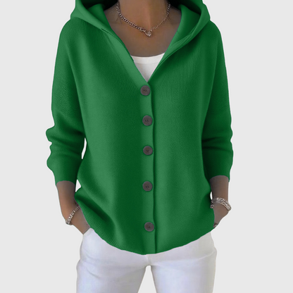 Sophie | Stilvolle Kapuzenstrickjacke