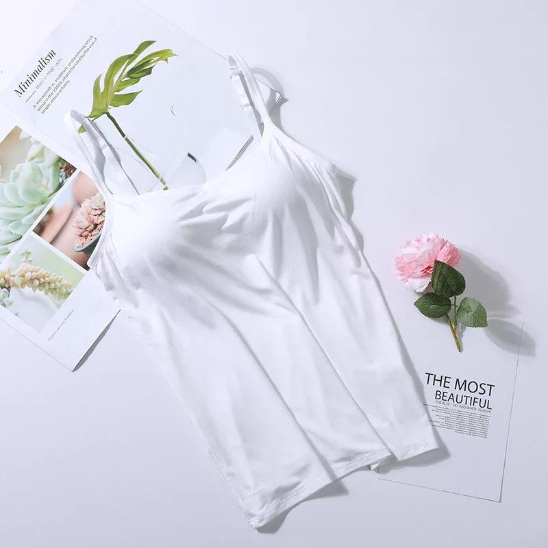 Gepolstertes Tanktop | Trägertop mit integriertem BH