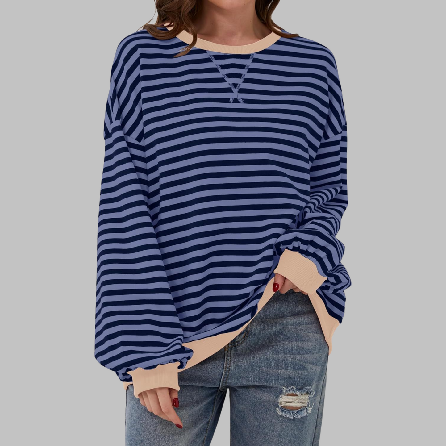 Lisa | Gestreifter Pullover