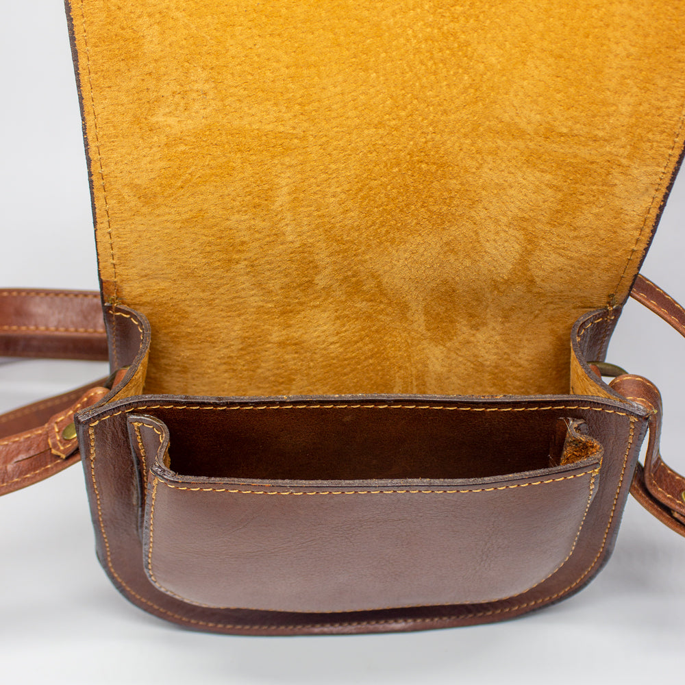 Braune Umhängetasche
