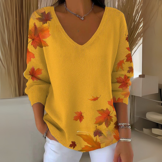 Solstice™ - Eleganter Pullover mit V-Ausschnitt-Design