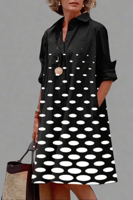 Yvonne - Luxe Midi-Kleid mit elegantem Design