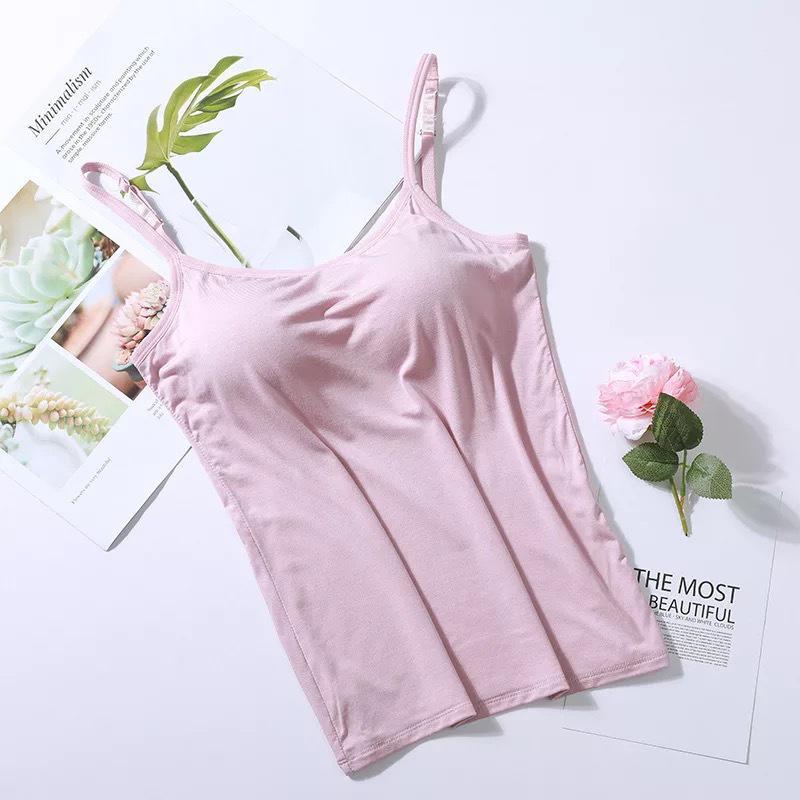 Gepolstertes Tanktop | Trägertop mit integriertem BH