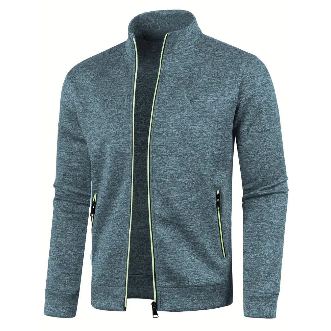 Kasper | Klassische Strickjacke mit Reißverschluss