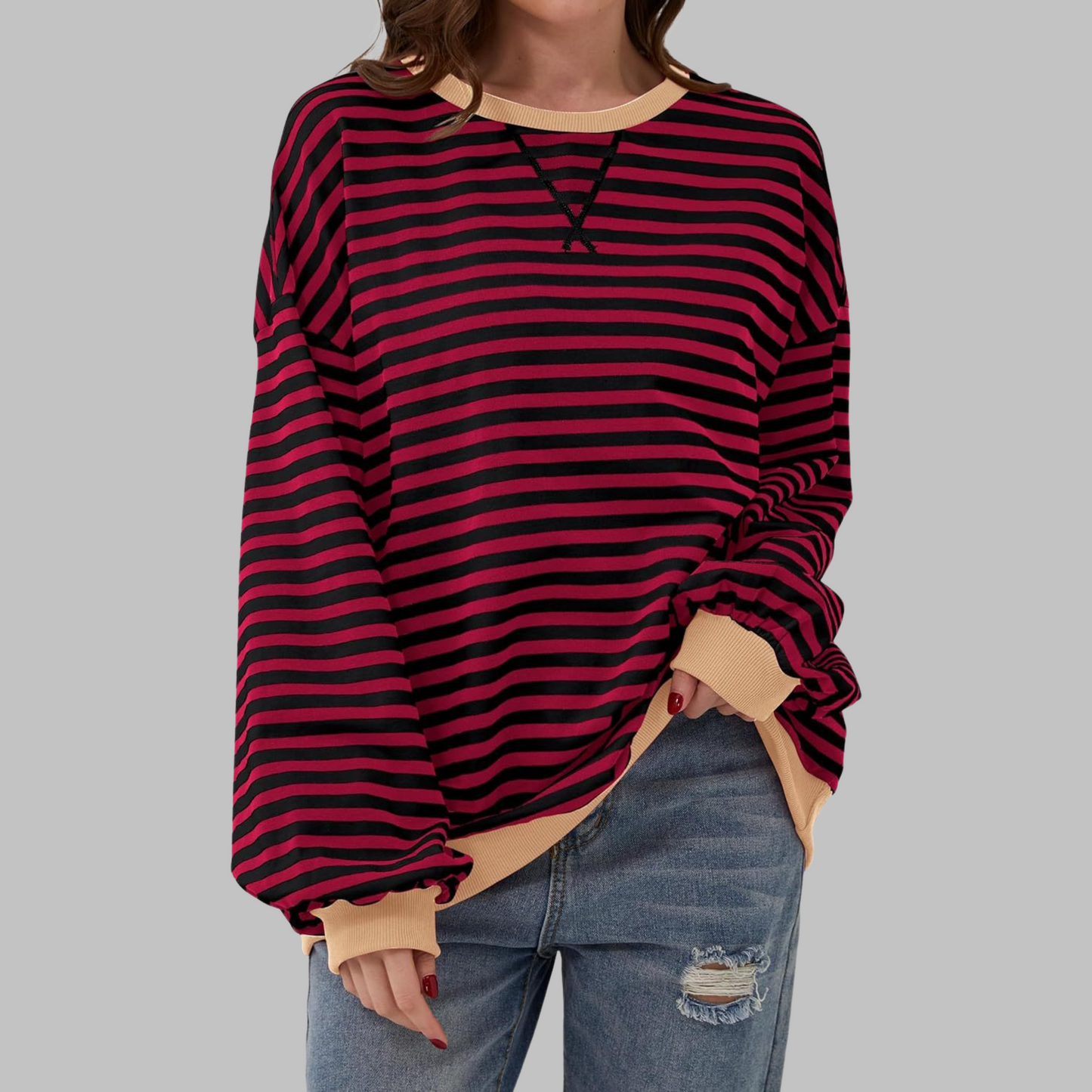 Lisa | Gestreifter Pullover