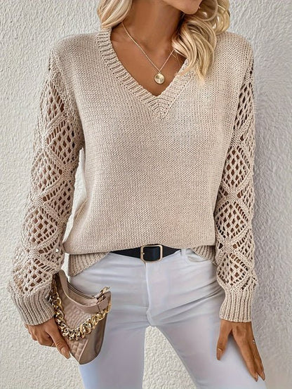 Addison | Weicher V-Ausschnitt-Pullover