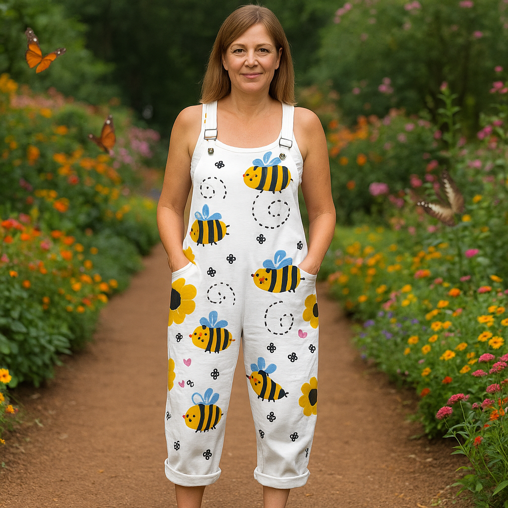 Damen-Jumpsuit - Müheloser weit geschnittener Stil & Komfort für jeden Anlass