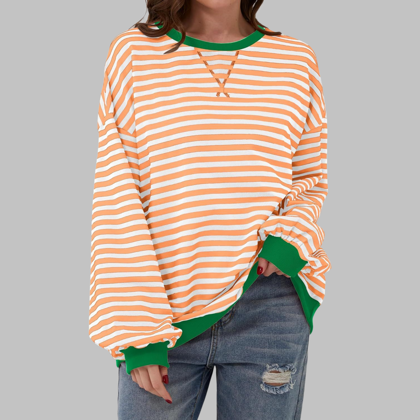 Lisa | Gestreifter Pullover