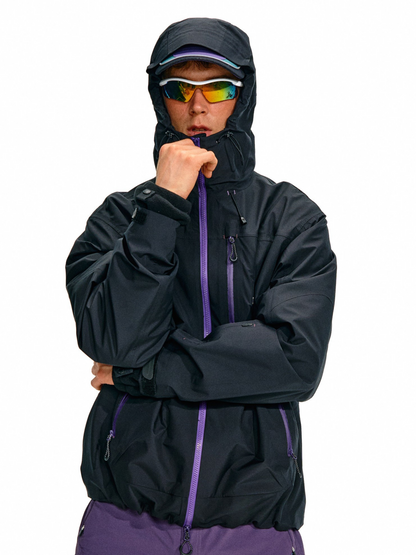 CampGlove – Herren 3-in-1 Fleece-Hardshelljacke