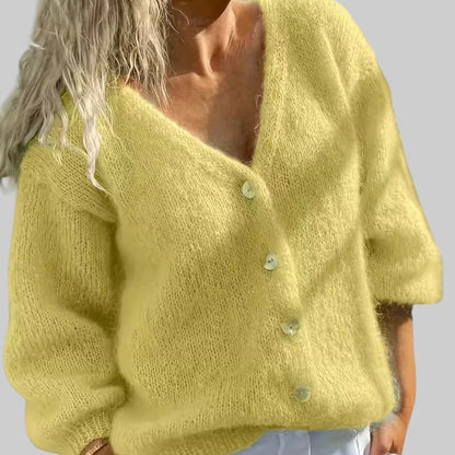 KALINA | STRICKPULLOVER MIT LANGEN ÄRMELN UND KNÖPFEN