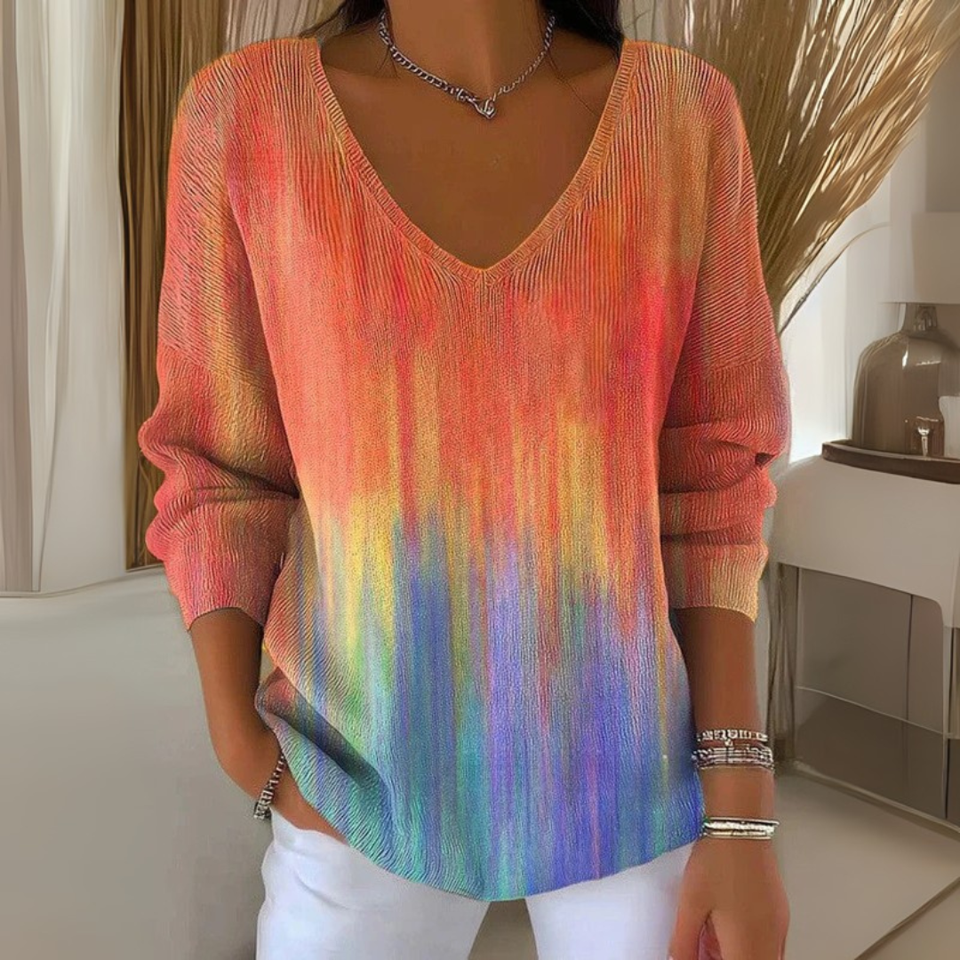 Arlowe™ - V-Ausschnitt-Pullover mit elegantem Design