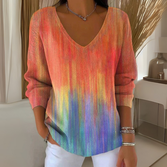 Arlowe™ - V-Ausschnitt-Pullover mit elegantem Design