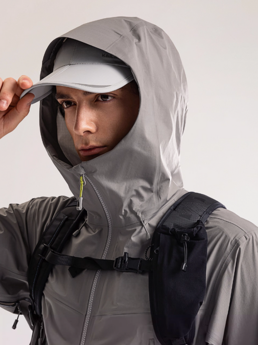 GONGGAR - Unisex Hard Shell Hooded Jacket