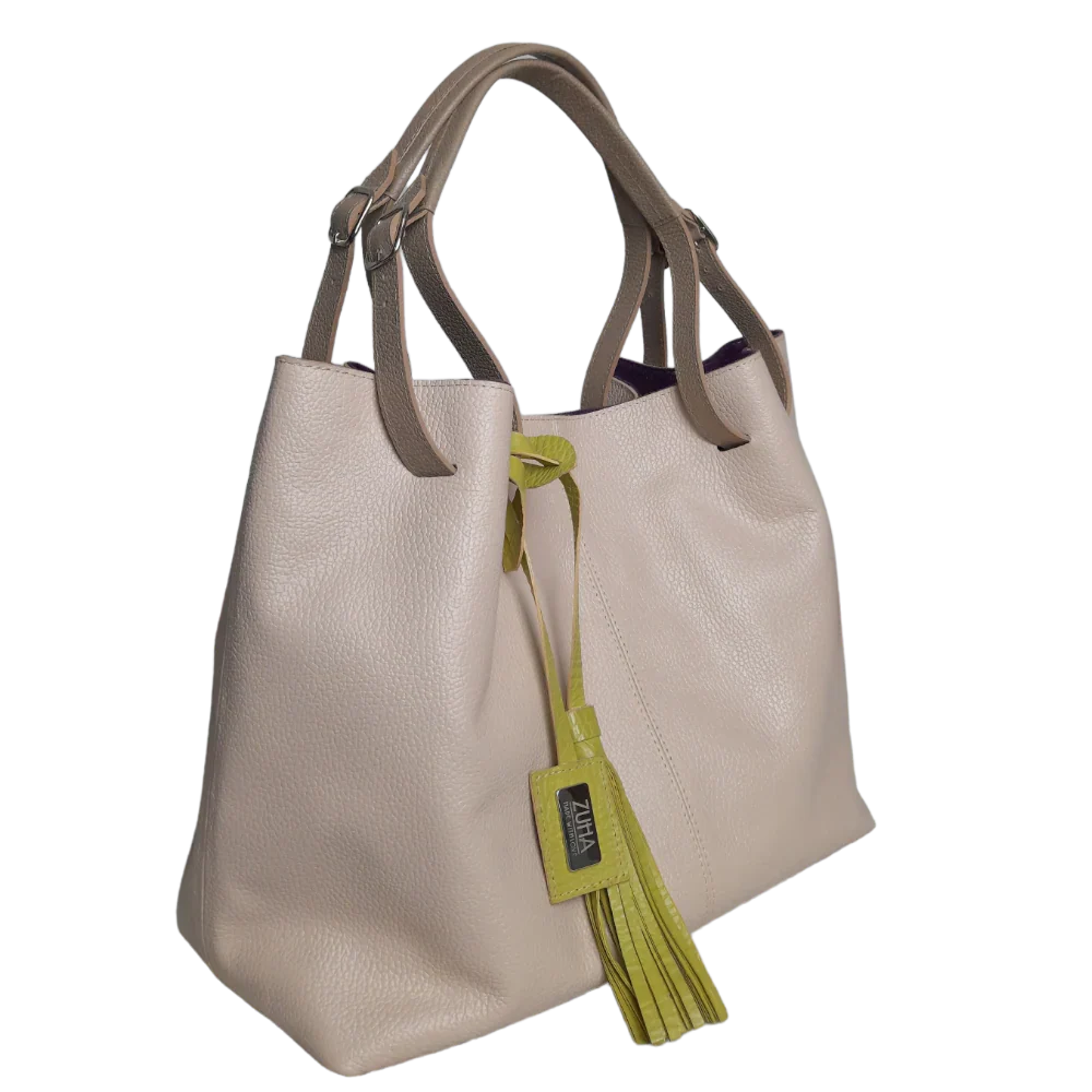 Adelle nude Damen Lederhandtasche