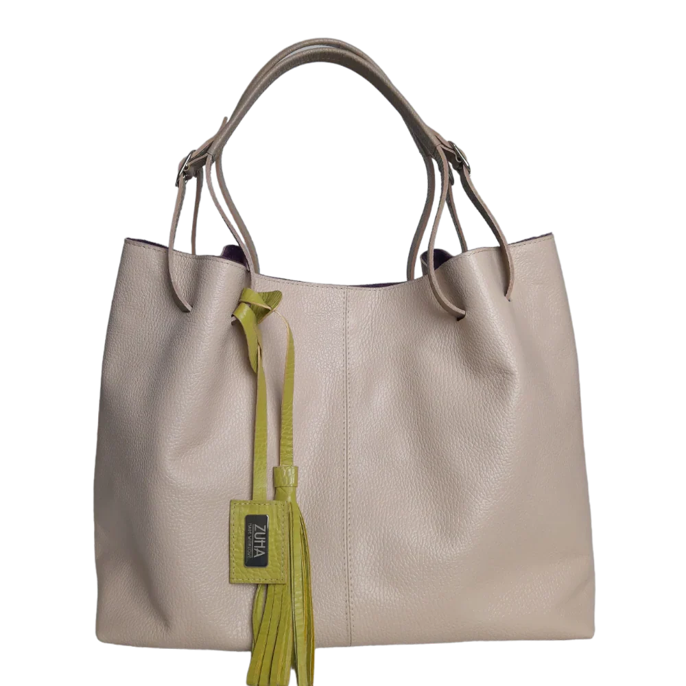 Adelle nude Damen Lederhandtasche