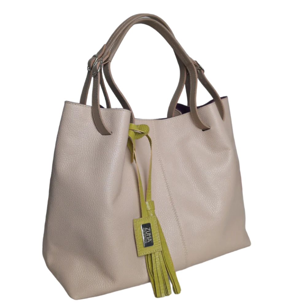 Adelle nude Damen Lederhandtasche