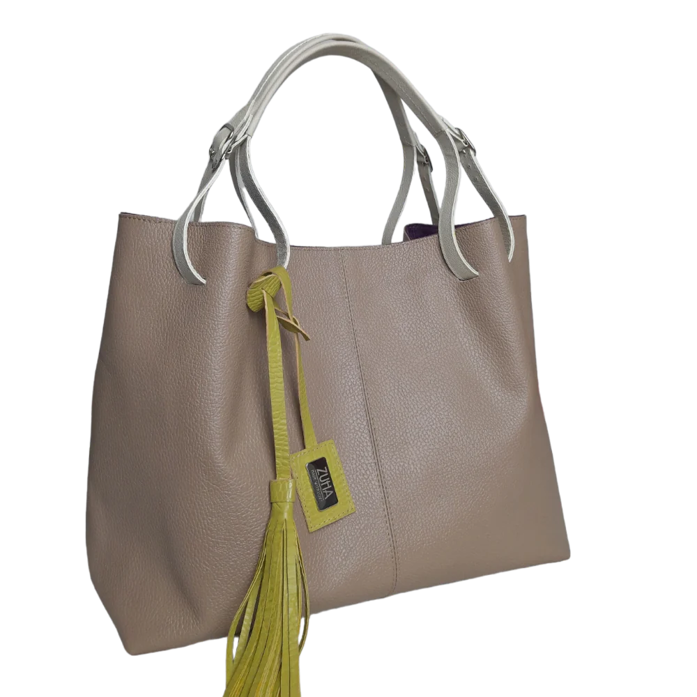 Adelle Taupe Damenledertasche