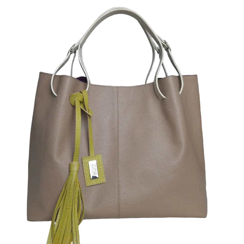 Adelle Taupe Damenledertasche