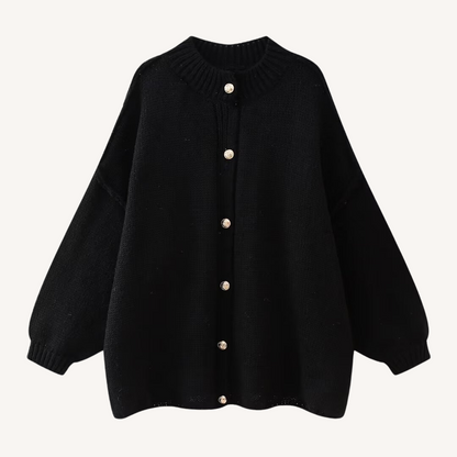 Petty | Rundhals Gestrickter Cardigan