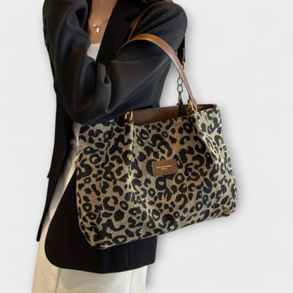 Leopard Canvas Tasche