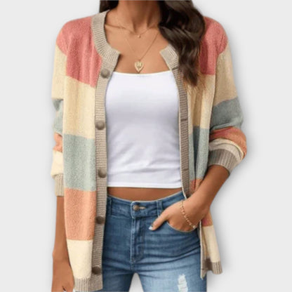Suzy - Gestreifter Cardigan