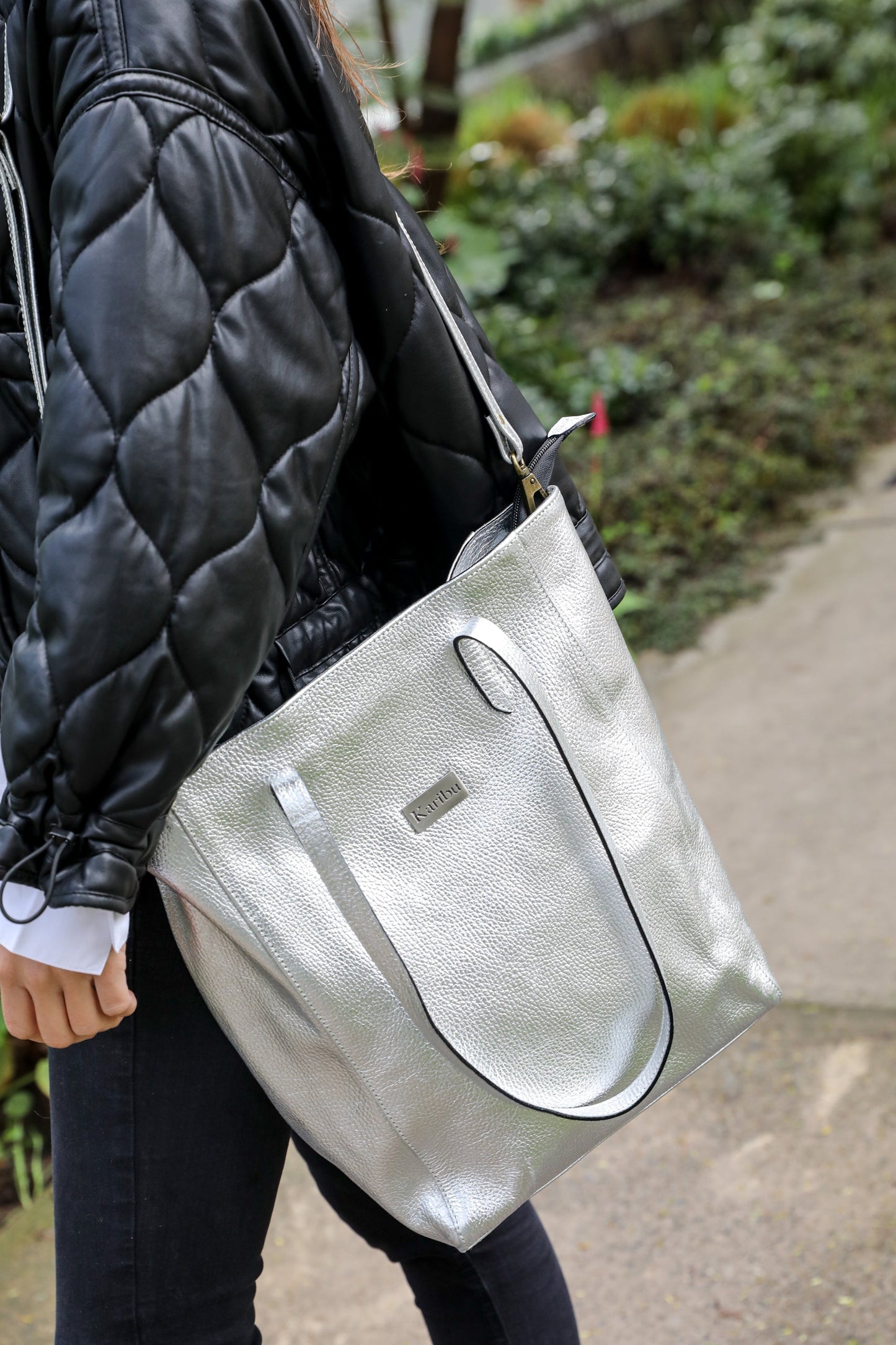 Jacinta silberne Geldbörse